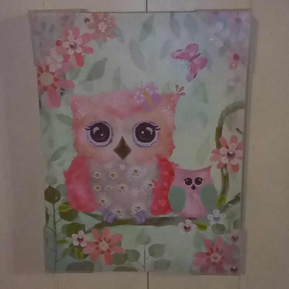 Mama & Baby Owl Canvas
